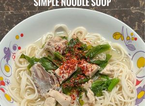 Gambar Simple Noodle Soup