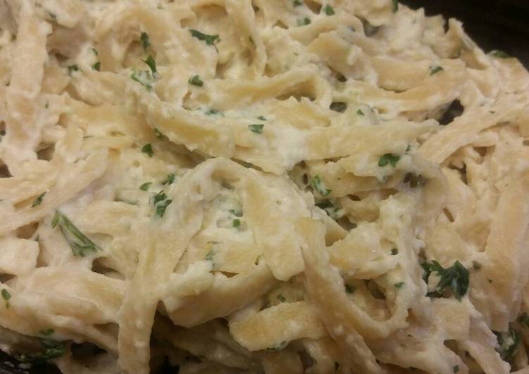 Recipe of Homemade Fettuccine Alfredo