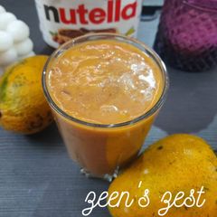 A picture of Nutella Aamras.