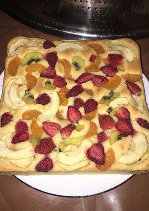 Foto resep Fruit Pastry Cake
