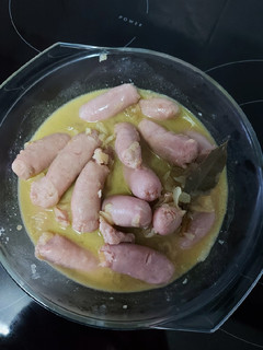 Una foto de Salchichas al vino blanco en Moulinex Clickchef