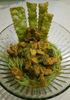 Foto resep Mi Hijau Sehat home made