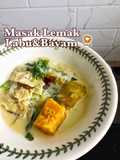 Masak Lemak Labu & Bayam