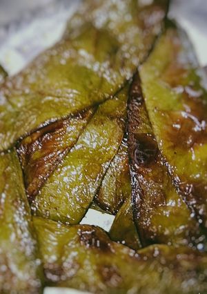A picture of Seem bhaja/flat beans fry.