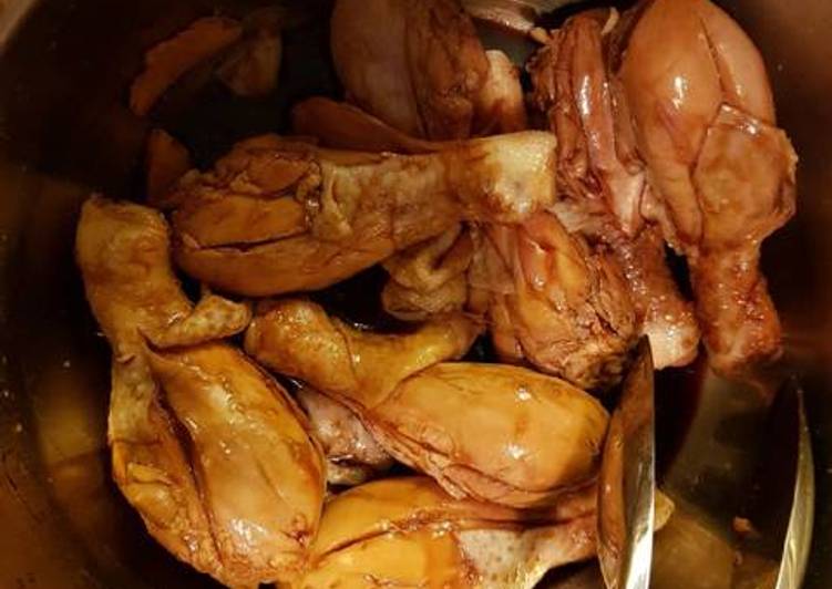 Steps to Prepare Perfect Rice wine flavored chicken