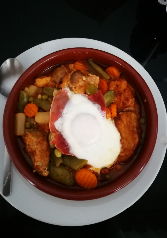 Una foto de Menestra de verduras