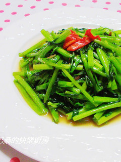 蝦醬炒空心菜 的食譜成品照片