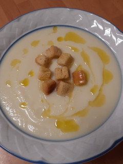 Una foto de Crema de Coliflor