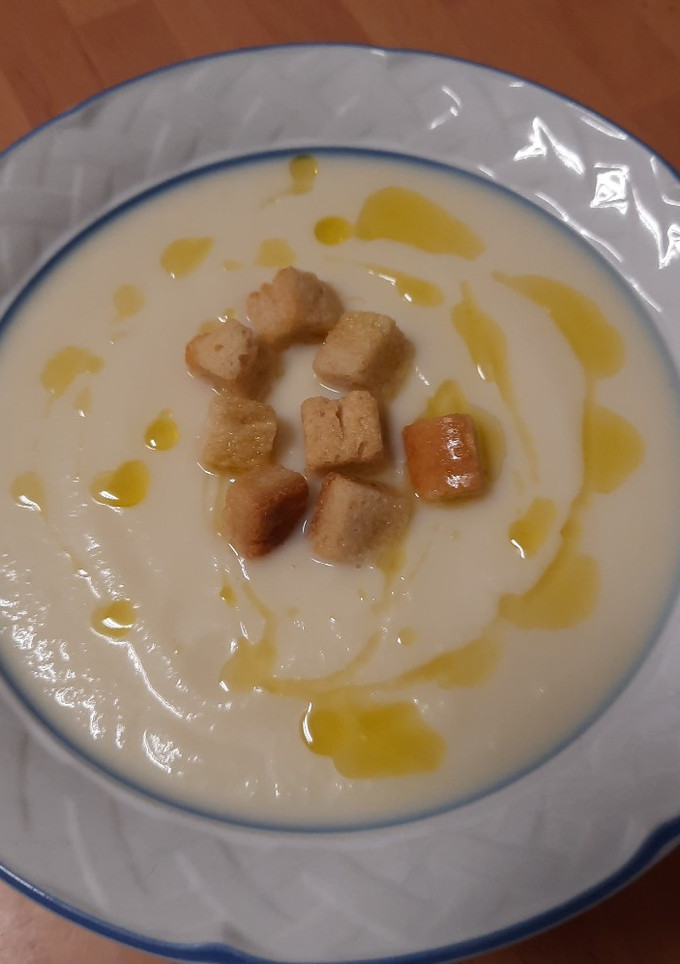 Una foto de Crema de Coliflor