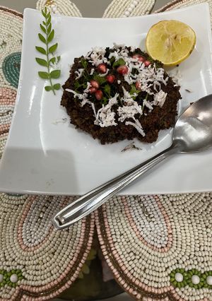 A picture of Ragi Seeds Upma (morning breakfast, Diabetic friendly and iron rich).