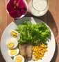 Resep Healthy Diet Food: Dori Panggang + Telur Rebus + Selada Jagung Anti Gagal