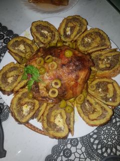 صورة لوصفة رولي بطاطا بدجاج محشي 😍