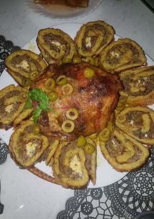 صورة لوصفة رولي بطاطا بدجاج محشي 😍