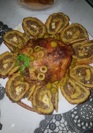 صورة لوصفة رولي بطاطا بدجاج محشي 😍