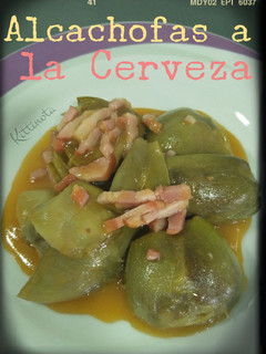 Una foto de Alcachofas a la cerveza (Thermomix)