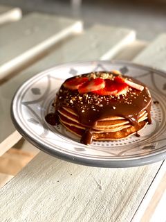 Una foto de Tortitas de espelta sin azúcar