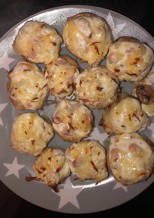 Une photo de Champignons farcis