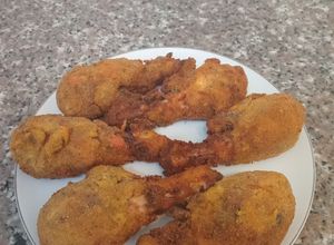 Una foto de Patas de pollo a la mostaza rebozadas