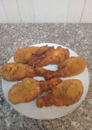 Una foto de Patas de pollo a la mostaza rebozadas