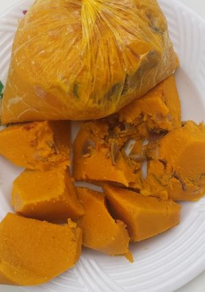 A picture of Bambaranut (moi moi).