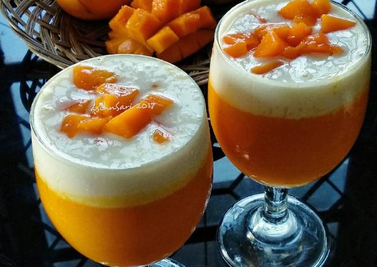 Bagaimana Menyiapkan Jus Mangga Kekinian, Menggugah Selera