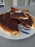 Tarte banane chocolat