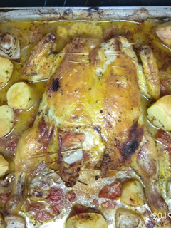 Una foto de Pollo relleno