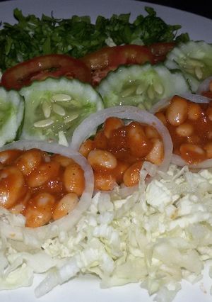 A picture of Vegetable salad.