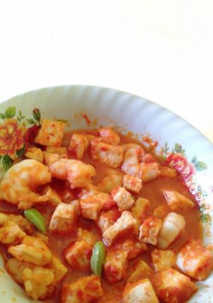 Foto resep Sambel udang pete tahu
