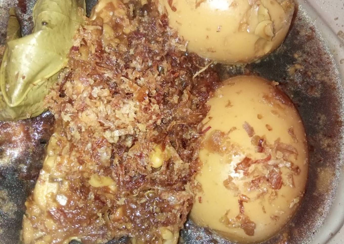 Semur tempe+telur
