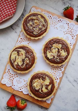 Foto resep Cheesecake brownie Pie