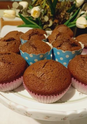 Foto di Muffin cacao e albicocche