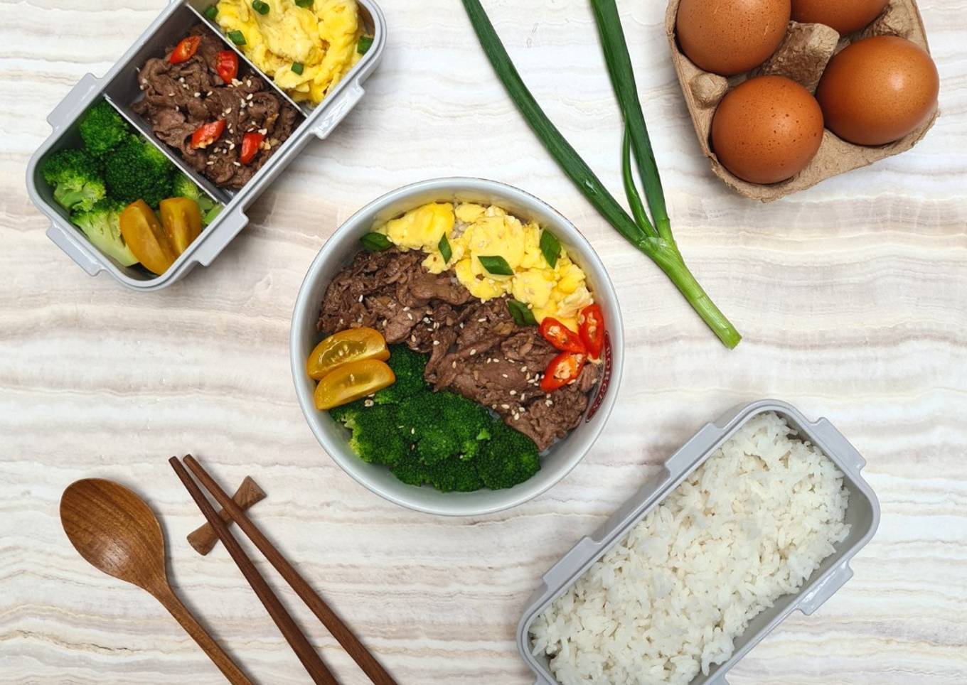 Beef Donburi Menu Enak dan Cepat