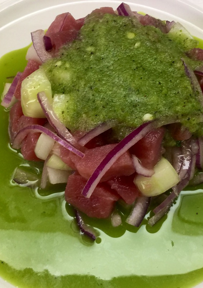 Una foto de Ceviche de atún fresco aguachile sonorense