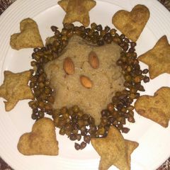 A picture of Semolina Halwa.