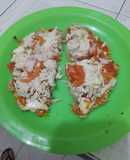 Pizza saludable de avena