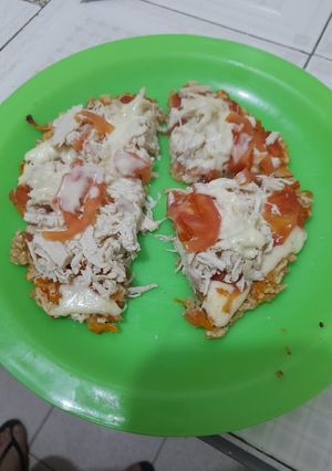 Una foto de Pizza saludable de avena