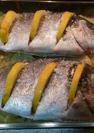 Una foto de Dorada al limón