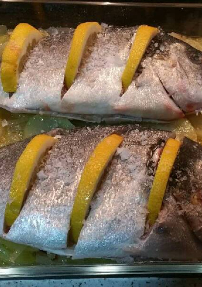 Una foto de Dorada al limón