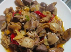 Foto resep Tumis jeroan (ampela, ati ayam, usus ayam)