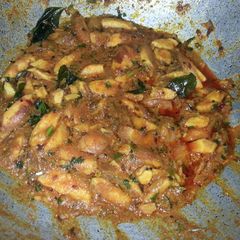 A picture of Bikna Masala (Jackfruit seeds).