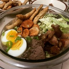 A picture of Filipino Food Series: Batangas Pancit Lomi or Lomi (Noodles).