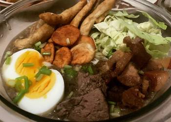 How to Cook Tasty Filipino Food Series Batangas Pancit Lomi or Lomi Noodles