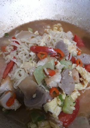 Foto resep Mie Tek Tek kuah