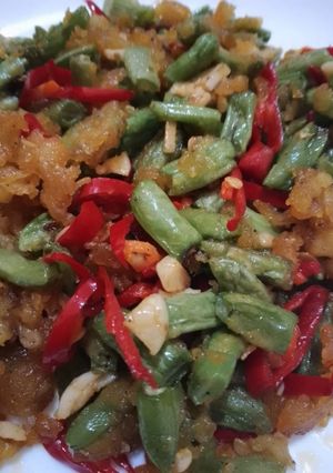 Foto resep Buncis Cabai Garam kilat khas Chinese Resto