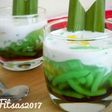 Dawet Tepung Beras (#tips agar adonan cepat mengental)