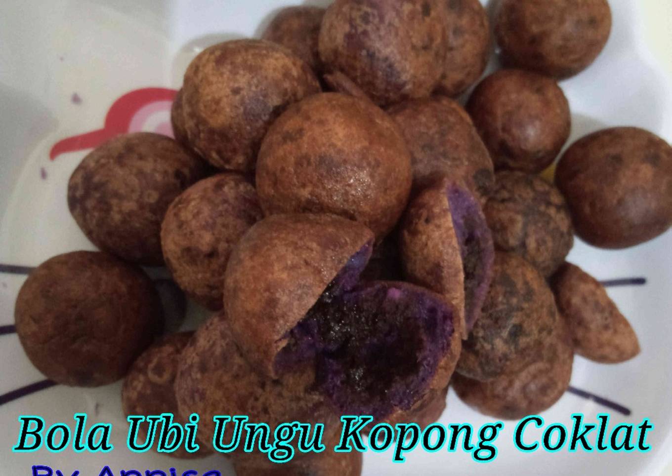 11. Bola Ubi Ungu Kopong isi Coklat