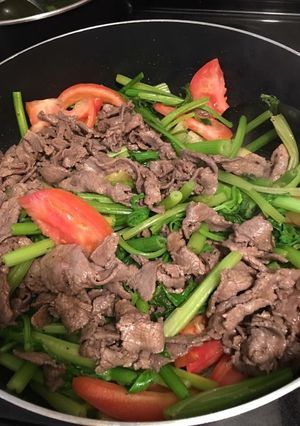 Hình của món Thịt bò xào.