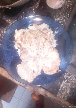 Una foto de Bife de bondiola a la crema