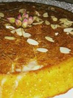صورة لوصفة كيكة الليمون بالشعيرية